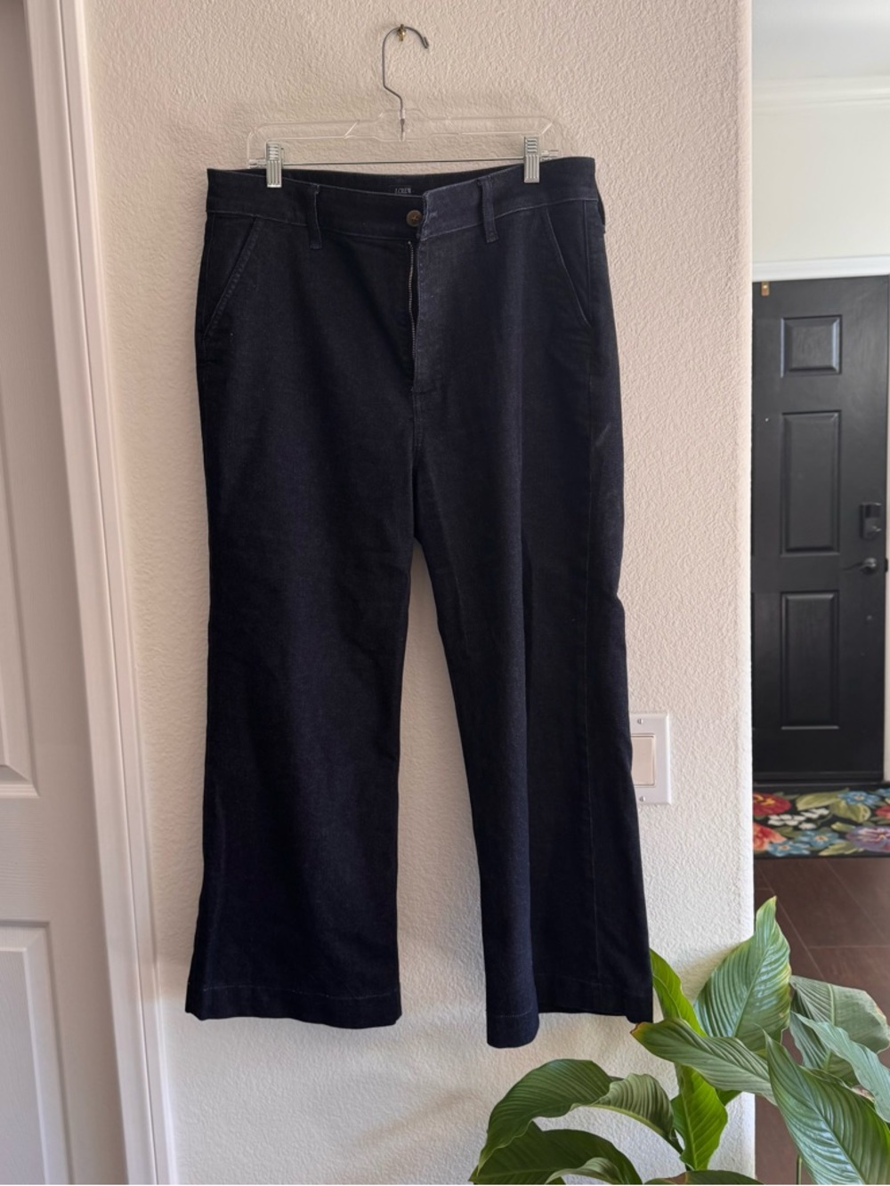 Women’s J Crew Wide Leg Trouser Jeans